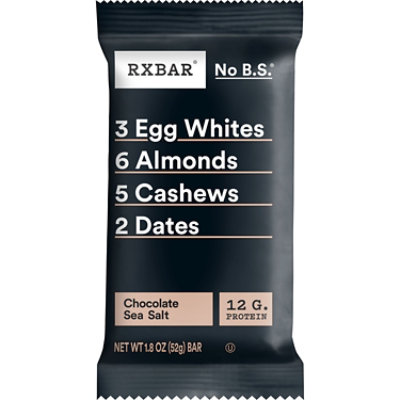 RXBAR Protein Bars Chocolate Sea Salt Protein Snack - 1.8 Oz - Image 4