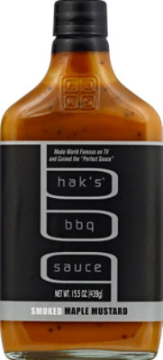 haks bbq sauce Sauce Smoked Mapple Mustard - 15.5 Oz - Image 2