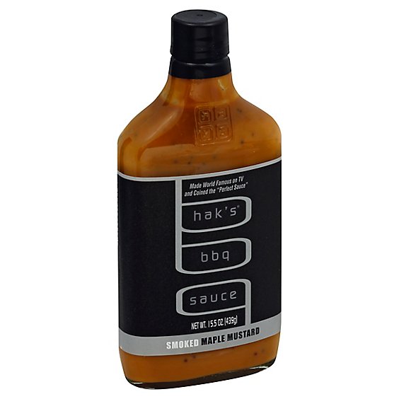 haks bbq sauce Sauce Smoked Mapple Mustard - 15.5 Oz