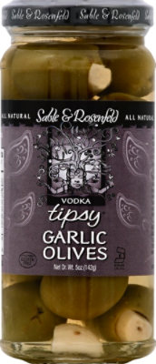 Sable & Rosenfeld Tipsy Olives Garlic Vodka - 5 Oz - Image 2