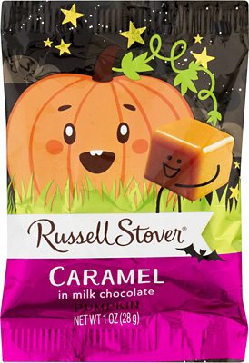 Russell Stover Caramel Pumpkin - 1 Oz