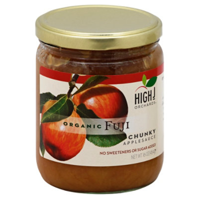 High J Orchards Organic Fuji Applesauce, 16 oz - QFC