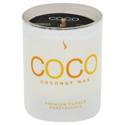 Coconut Candle 2.5oz Honeysuckle - Each