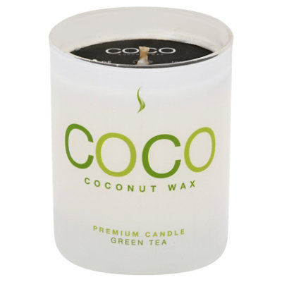 Coconut Candle 6.5oz Green Tea - Each