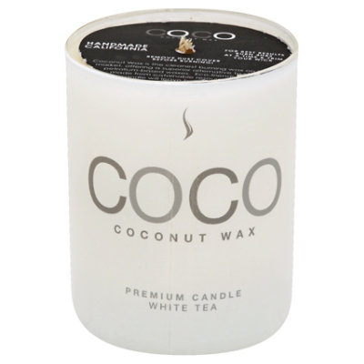 Coconut Candle 6.5oz White Tea - Each