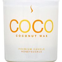 Coconut Candle 8oz Honeysuckle - Each - Image 2