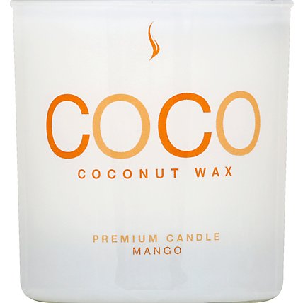 Coconut Candle 8oz Mango - Each - Image 2