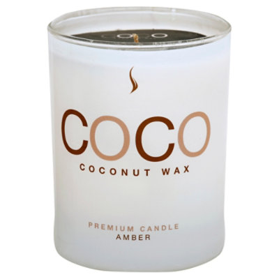 Coconut Candle 11oz Amber - Each