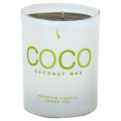 Coconut Candle 11oz Green Tea - Each