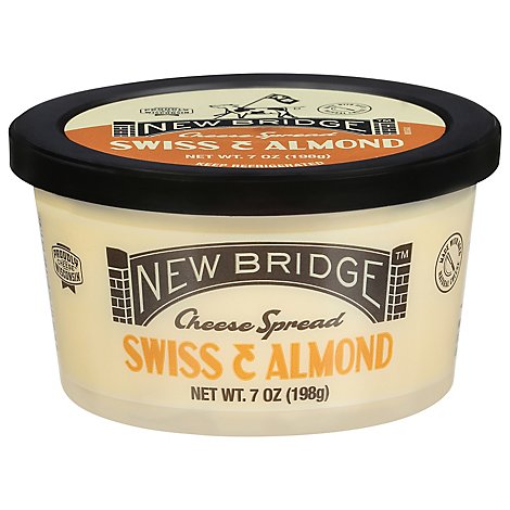 New Bridge Swiss & Almond Cheese Spread - 7 Oz