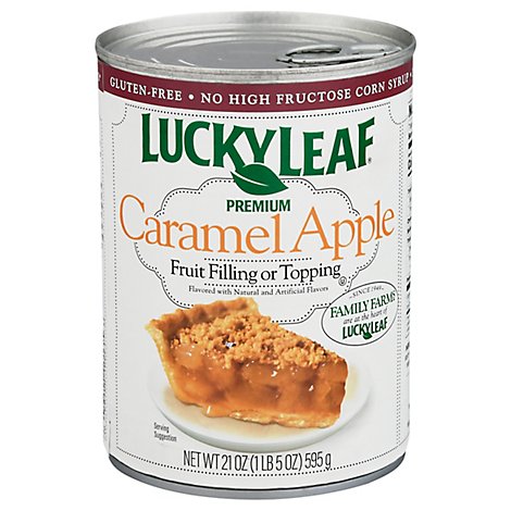Lucky Leaf Fruit Filling & Topping Premium Caramel Apple - 21 Oz