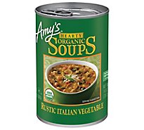 Amy's Organic Hearty Rustic Italian Vegetable Soup - 14 Oz