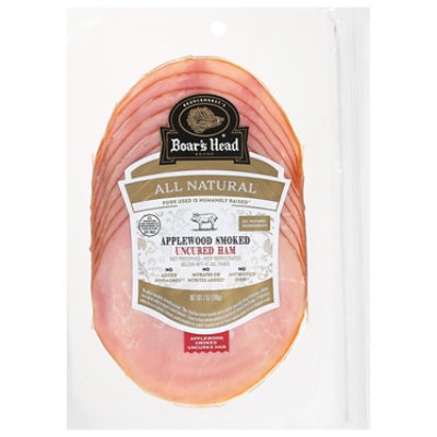 Boars Head Simplicity Applewood Smoked Uncured Ham - 7 Oz - Image 1