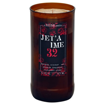 16 Fl Oz Reclaimed Bottle Candle Valentine - 16 Fl. Oz.