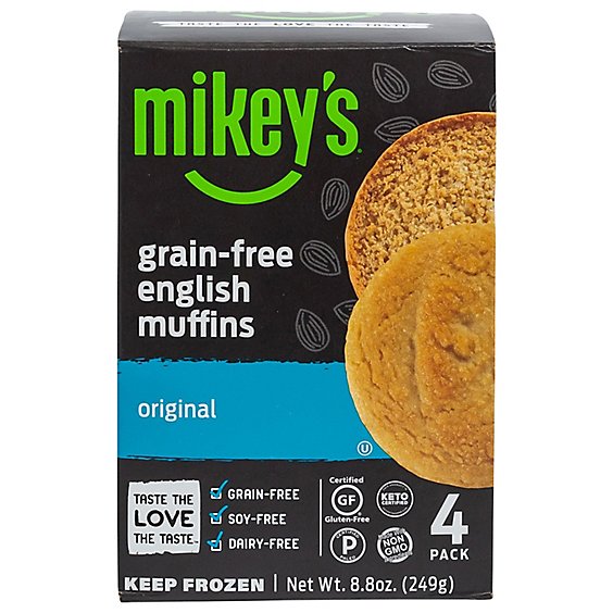 Mikeys Muffins English Original 4 Count - 8.8 Oz