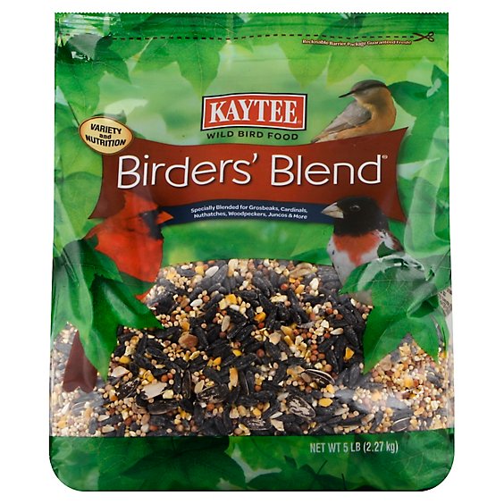 Kaytee Pet Food Wild Bird Birders Blend Bag - 5 Lb