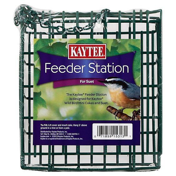 Kaytee Pet Feeder Station For Suet Wrapped - Each