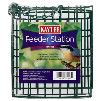 Kaytee Pet Feeder Station For Suet Wrapped - Each