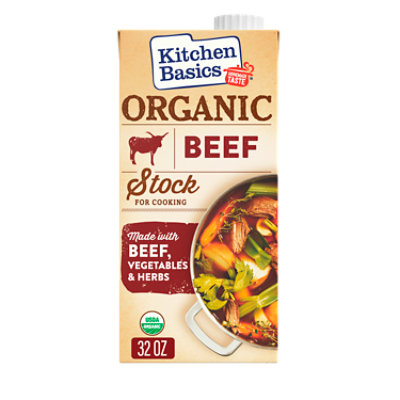 Kitchen Basics Organic Beef Stock Carton - 32 Oz - Image 1