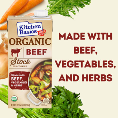 Kitchen Basics Organic Beef Stock Carton - 32 Oz - Image 5