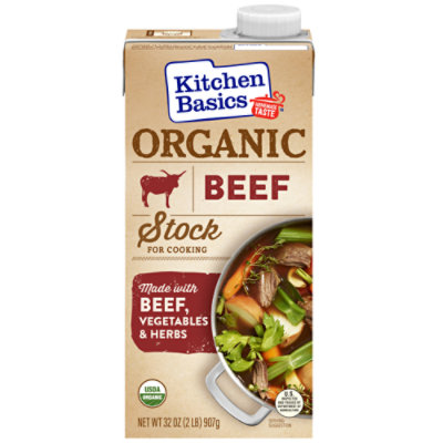Kitchen Basics Organic Beef Stock Gluten Free - 32 Oz - Jewel-Osco