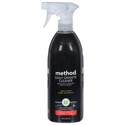 Method Daily Granite Cleaner Cleans + Polishes Granite Marble & Stone Apple Orchard - 28 Fl. Oz. - Image 3