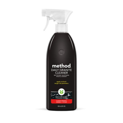 Method Daily Granite Cleaner Cleans + Polishes Granite Marble & Stone Apple Orchard - 28 Fl. Oz.