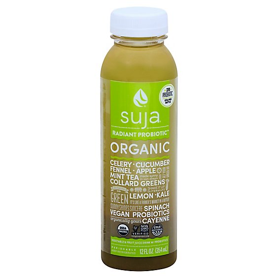 Suja Probiotic Juice Radiant Organic - 12 Fl. Oz.