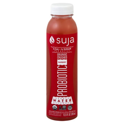 Suja Raspberry Probiotic Water Organic - 13.5 Oz