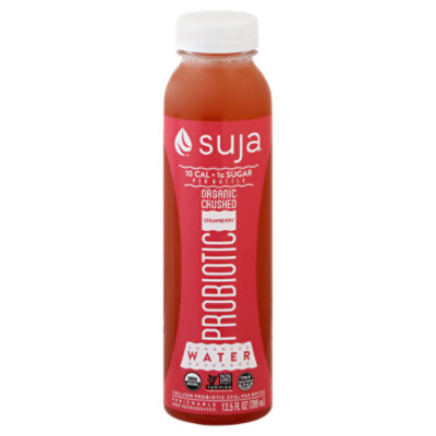 Suja Strawberry Probiotic Water Organic - 13.5 Oz