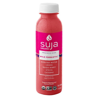 Suja Wild Probiotic Water Lemon Cayenne Organic 12 Fl. Oz. Safeway