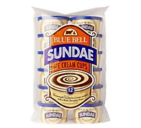 Blue Bell Sundae Cups - 12 Count
