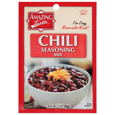 Amazing Taste Chili Seasoning Packet - 1 Oz - Image 1