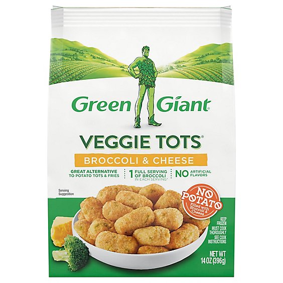 Green Giant Veggie Tots Broccoli & Cheese - 16 Oz