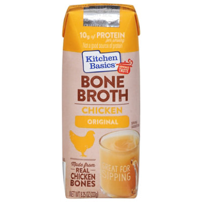 Kitchen Basics Original Chicken Bone Broth Carton - 8.25 Oz