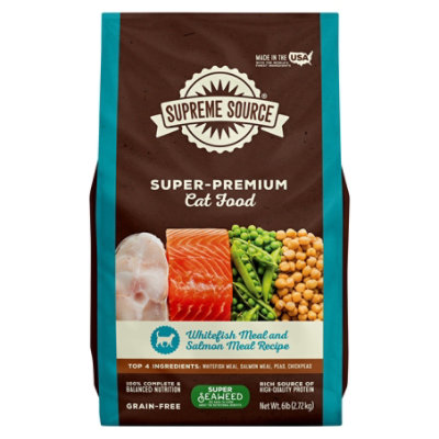 Supreme Source Cat Food Grain Free Adult Whitefish Meal And Salmon