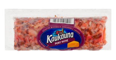 Kaukauna Port Wine Spreadable Cheese Log - 10 Oz. - Image 4