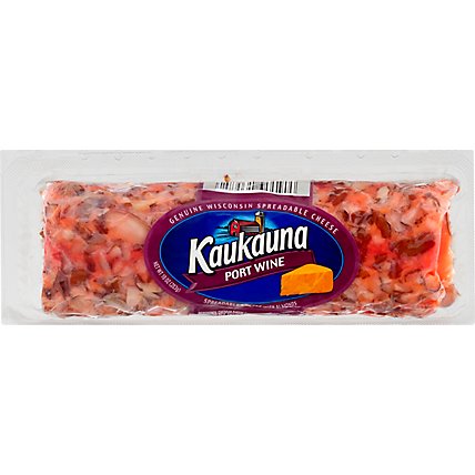 Kaukauna Port Wine Spreadable Cheese Log - 10 Oz. - Image 2