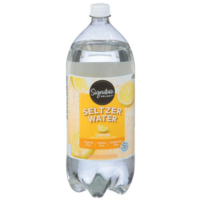 Signature SELECT Water Lemon Seltzer - 2 Liter - Image 3