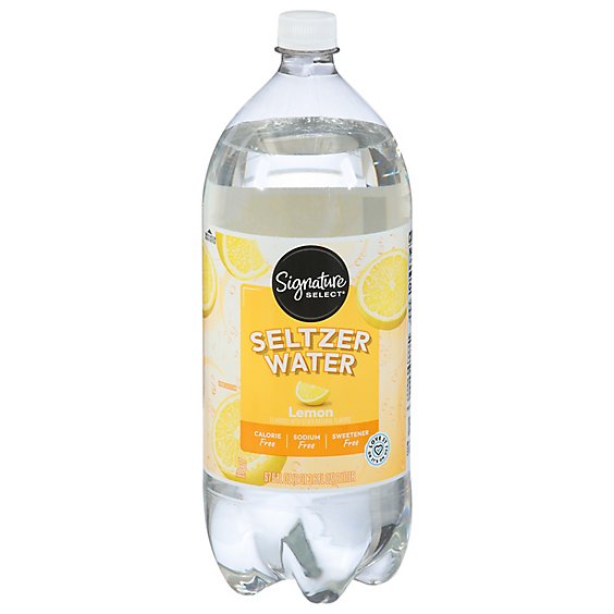 Signature SELECT Water Lemon Seltzer - 2 Liter