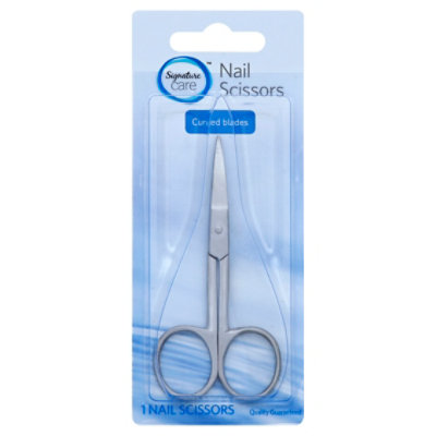 Signature Select/Care Nail Scissors Curved Blades - Each - Image 1