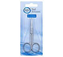 Signature Care Nail Scissors Curved Blades - Each