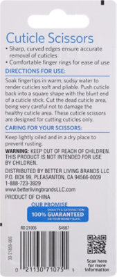 Signature Select/Care Cuticle Scissors Curved Blades - Each - Image 5