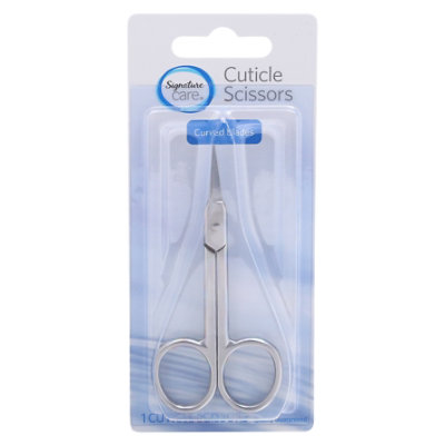 Signature Care Cuticle Scissors Curved Blades - Each