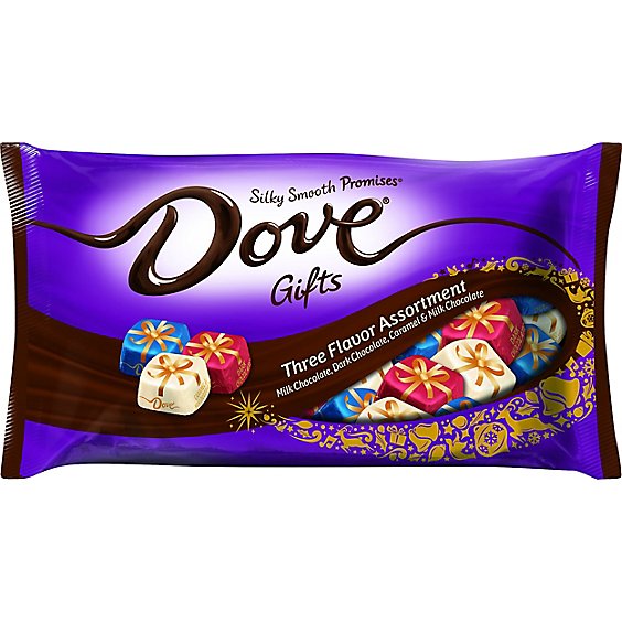 DOVE PROMISES Christmas Assorted Chocolate Candy Gift Bag - 8.20 Oz