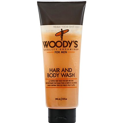 Woodys Hair & Body Wash Mens - 10 Oz - Image 2