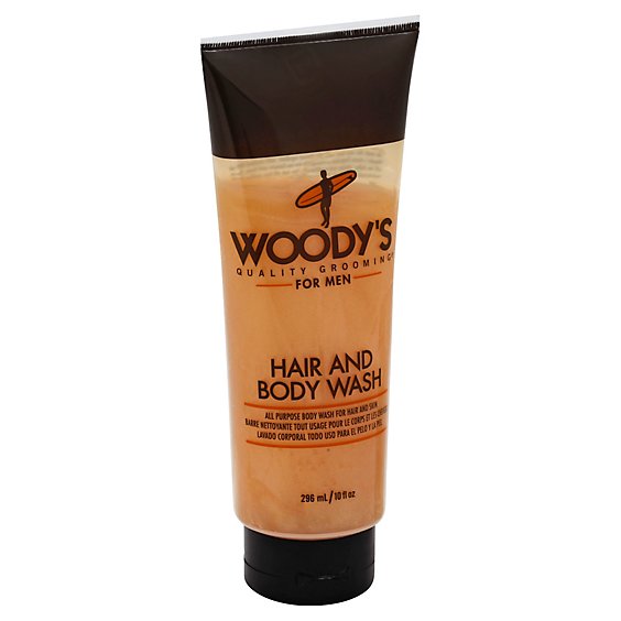 Woodys Hair & Body Wash Mens - 10 Oz