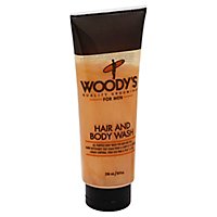 Woodys Hair & Body Wash Mens - 10 Oz - Image 1