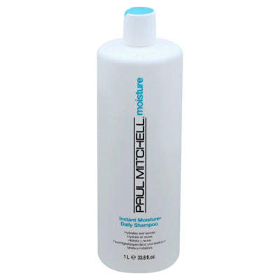  Paul Mitchell Instant Moisture Shampoo, Hydrates Dry Hair, 33.8  fl. oz. : Beauty & Personal Care
