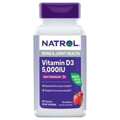 Natrol Vitamin D3 5000iu - 90 Count - Pavilions